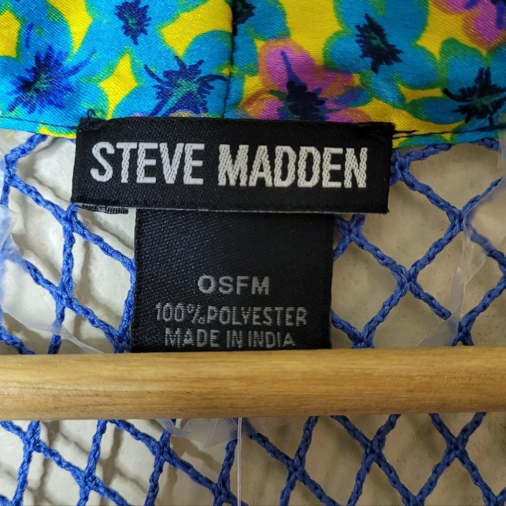 NWT Steve Madden Sheer Net Swim Cover-Up